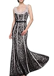 Lace Sleeveless Cocktail Fall Scoop Neck Evening Dress/Tunic 