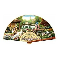 Japanese Garden 900 pc Fan-Shaped Jigsaw Puzzle by Sunsout