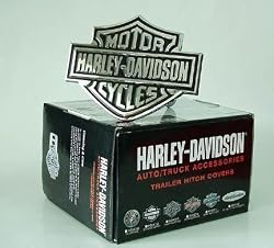 Harley-Davidson Hitch Cover - Black/Chrome