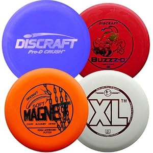 Discraft Pro-D Disc Golf Starter Set 4 Disc Bundle