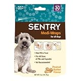Sentry Medi-Wrap for Dogs Peanut Butter Flavor