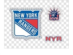 New York Rangers Jeweled Body Art Kit
