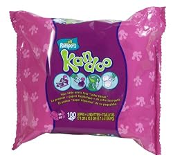 Pampers Kandoo Flushable Wipes, Funny Berry Scent, 100 Count Refills (Pack of 6)
