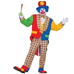 Clown on The Town Adult Costume Adult (Standard (One-Size))