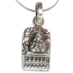 Amulet Pendant Sterling Silver Neck Jewelry 1 inches