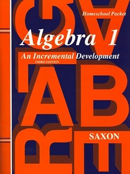 Algebra 1: An Incremental Development - Homeschool Packet, 3rd Edition