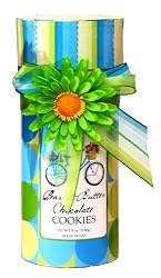 Too Good Gourmet Peanut Butter Chocolate Cookies In Blue Gift Tube, 8-Ounce Boxes (Pack of 3)