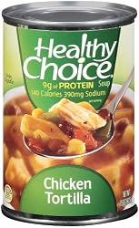 Healthy Choice Chicken Tortilla Style Soup, 15-Ounce Cans (Pack of 12)