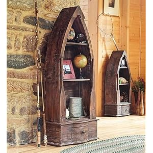 Unprofound Distressed Wood Boat Cabinet