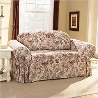 Chloe Floral Sofa Slipcover (Box Cushion)