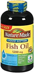 Nature Made Fish Oil Omega-3 1200mg, 300 Softgels