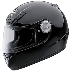Scorpion Solid EXO-400 Full Face Motorcycle Helmet - Black