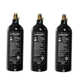 3 Pack Kingman Spyder 20oz Co2 Paintball Gun Tanks