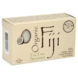 ORGANIC FIJI, Organic Tea Tree Spearmint Bar Soap - 240 gm