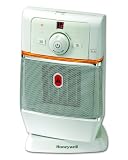 KAZ HOME ENVIRONMENT  Oscillating Ceramic Heater, 7-1/4"x9-1/8"x13-3/4", Gray