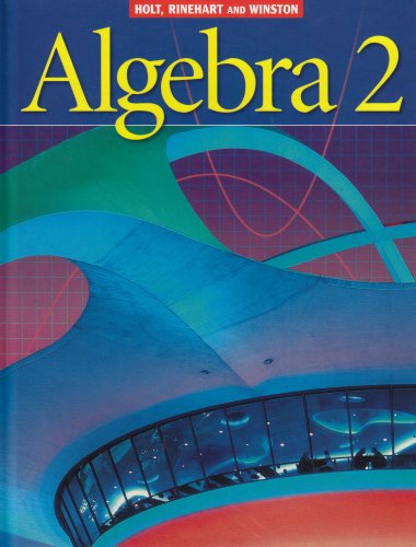 holt algebra 2 student edition algebra 2 2003