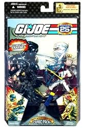 G.I. JOE 25th Anniversary Comic 2-Packs: SNAKE EYES and STORM SHADOW