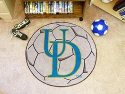Delaware Fightin' Blue Hens 29" Round Soccer Ball Floor Mat (Rug)