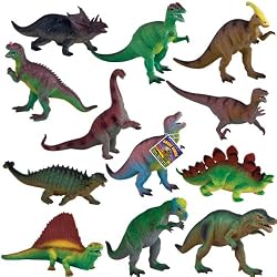 Real-As-Life Dinosaurs, 12-Pack Assortment