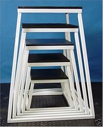 Plyometric Platform Box Set- 12", 18", 24", 30", 36" White
