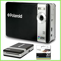 Polaroid PoGo 5.0 MP Instant Digital Camera w/ Instant Digital Mobile Printer and Polaroid Zink media 30 Pack Photo Paper