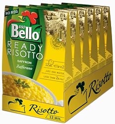 Riso Bello Saffron Ready Risotto From Riso Bello, 6 Ounce Boxes (Pack of 6)