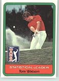 1982 Donruss Golf #65 NNO: Tom Watson - PGA Tour (Scoring Leader - Sand Saves)(Golf Cards)