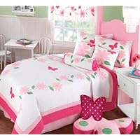 Greenland Home Papillon Bonus Quilt Set, Twin
