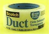 3M 1.88" x 20 yd. Duct Tape - Clear