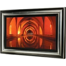 Silver 32" Flat Panel Decorative Frame