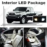 Toyota Tacoma 2007-2014 (5 Pcs) Xenon White LED Lights Interior Package and White LED License Plate Kit