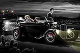 Helen Flint Joyride Marilyn Monroe Elvis Presley Art Print Poster