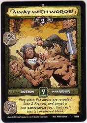 Conan CCG #049 Away with Words! Single Card 1U049