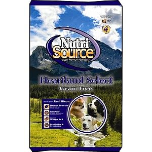 Grain Free Heartland Select Made with Bison Dog Food Size: 30 lbs