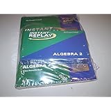 mcdougal littell high school math instant replay video review games with video resource book algebra 2