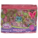 Polly Pocket Totally Trendy Pets Jungle Tails Polly Playset
