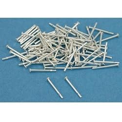 100 Sterling Silver Earring Posts 22 Gauge 3/8"