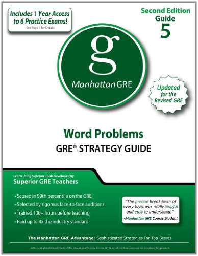 word problems gre strategy guide 2nd edition manhattan gre strategy guides