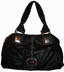 Nine West Purse Handbag Black Carrie