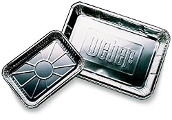Weber 6415  Small Aluminum Drip Pans 8.5-by-6-inch, Pack of 10