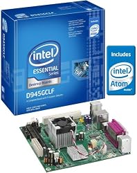 Intel D945GCLF Essential Series Mini-ITX DDR2 667 Intel Graphics Integrated Atom Processor Desktop Board - Retail