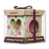 Carter's Resin Bank and 4 Sided Picture Frame