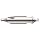 Chicago Latrobe 217B High-Speed Steel Center Drill Bit, Bell Style, Uncoated (Bright) Finish, Round Shank, 120 Degree Angle