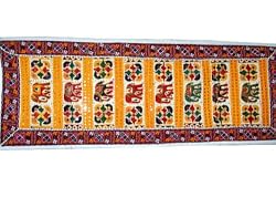 Tribal India Banjara Mirror Embroidery Wall Tapestry Throw Decorative Table Runner 60 X 20