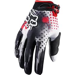Fox Racing 360 Riot Men's Dirt Bike Motorcycle Gloves - Black/Red