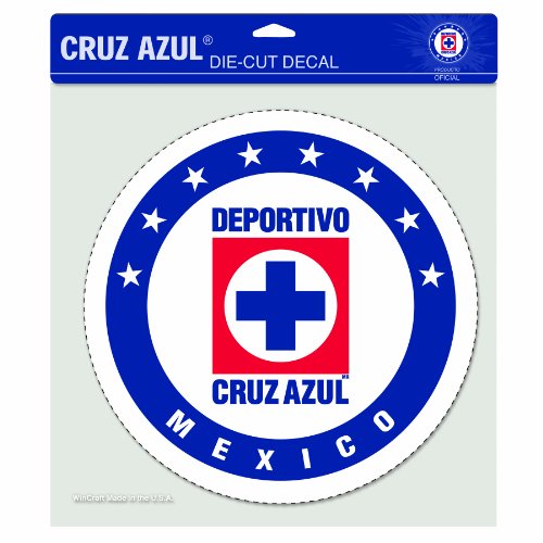MLS Club Deportivo Cruz Azul 8-by-8 Inch Diecut Colored Decal