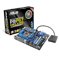 ASUS P8P67 DELUXE <REV 3.0> LGA 1155 SATA 6Gbps and USB 3.0 Supported Intel P67 DDR3 2400 ATX Motherboard