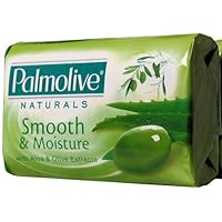 Palmolive Naturals Moisture Care with Aloe & Olive Extracts Bar Soap, 80 G / 2.8 Oz Bars, 3 in a Pack 12 Bars Total