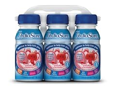 PediaSure Nutrition Drink, Strawberry, 8-Ounce Bottles (Pack of 24)