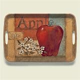 Serving Tray ~ Apple ~ 18 inches x 12 inches ~ melamine plastic ~ code 030
